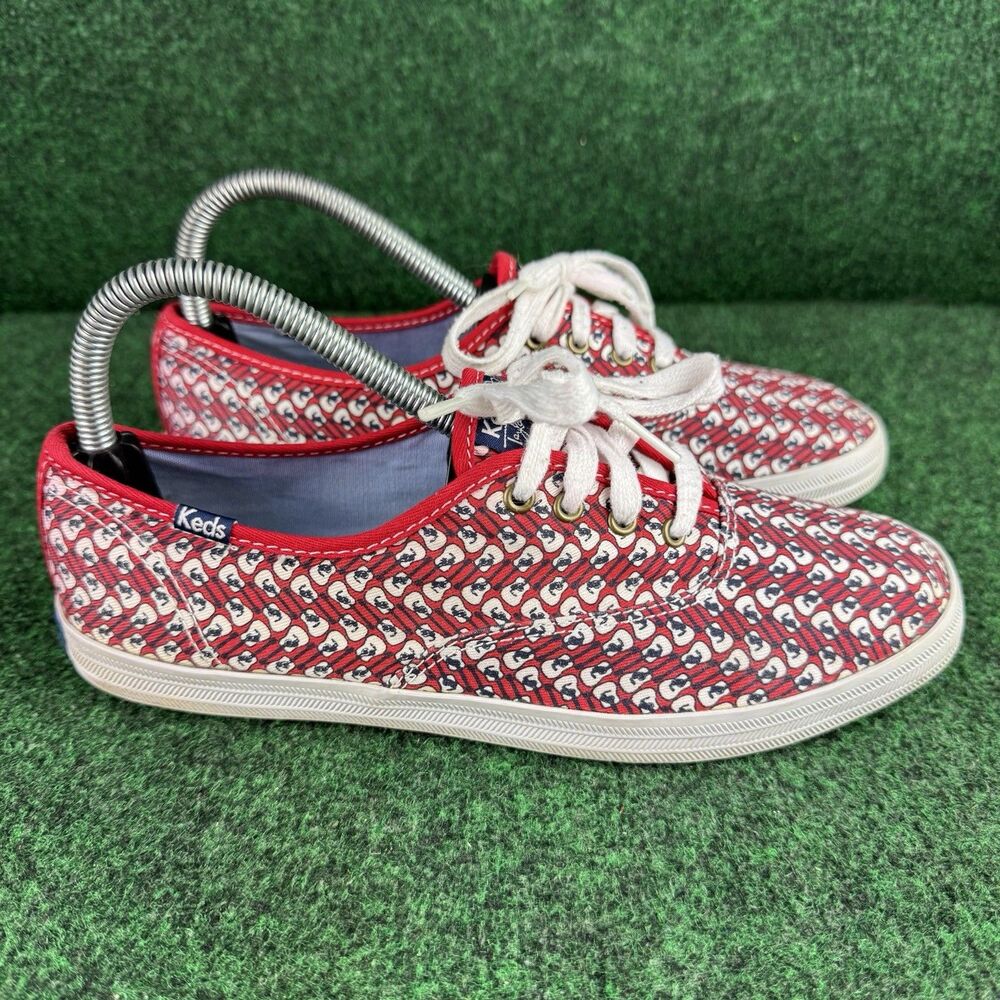 Keds Taylor Swift Red Guitar Print Sneakers Womens Size 7.5